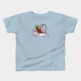 Bubble Bath Hog Kids T-Shirt